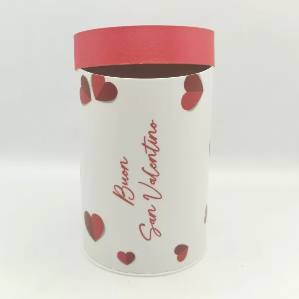 Scatola Tubo Festa Ø 80mm altezza 120mm