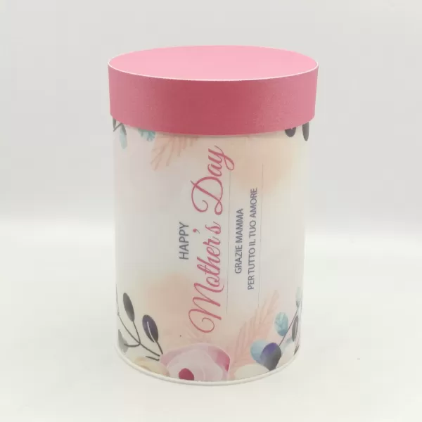 Scatola Tubo Festa Ø 80mm altezza 120mm