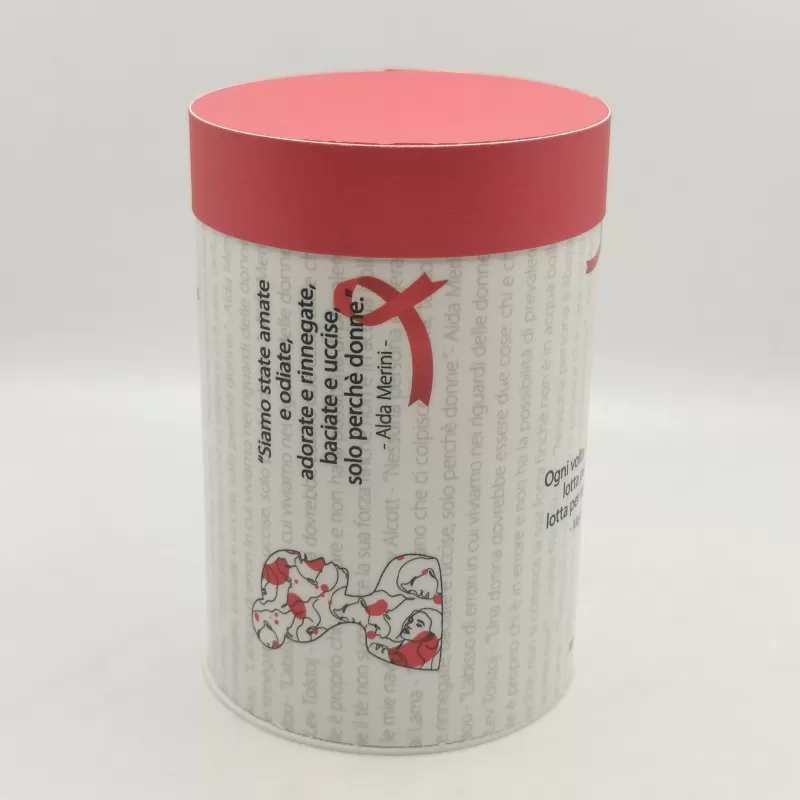 Scatola Tubo Festa Ø 80mm altezza 120mm