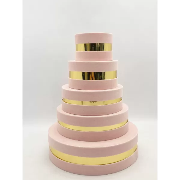 Scatola degustazione in velluto Ø 6cm