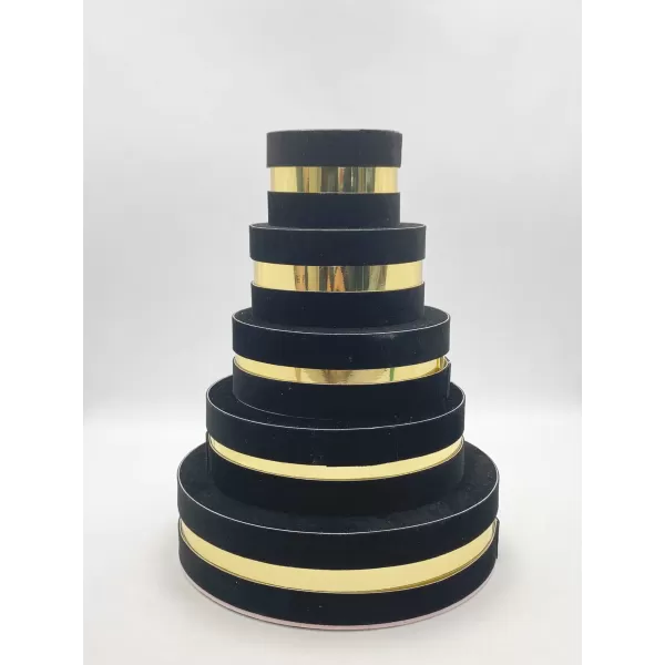 Scatola degustazione in velluto Ø 8cm