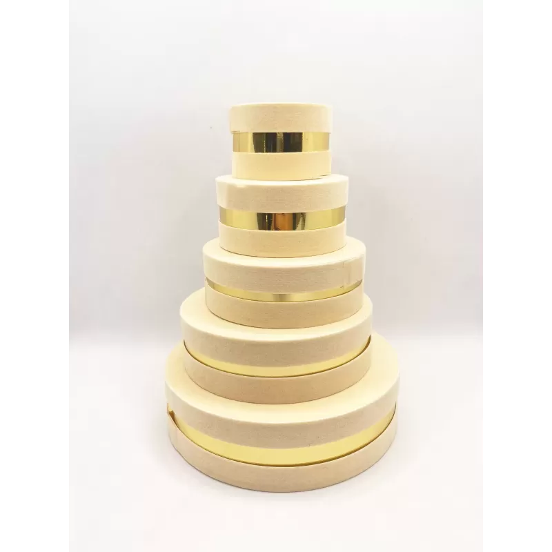 Scatola degustazione in velluto Ø 12cm